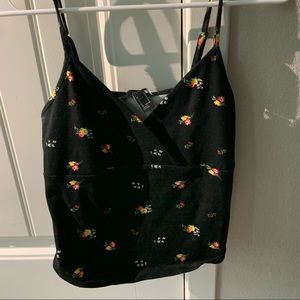 Floral crop top, new with tags!